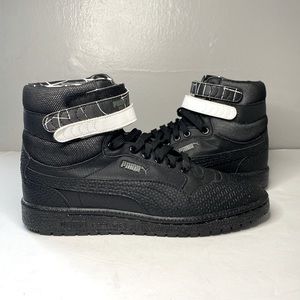 New* Puma Sky II Hi Black Sneakers Wn Sz 9 Men 7.5